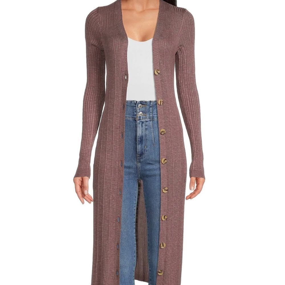 Free People Date Night Cardi dress Roan Rouge violet purple